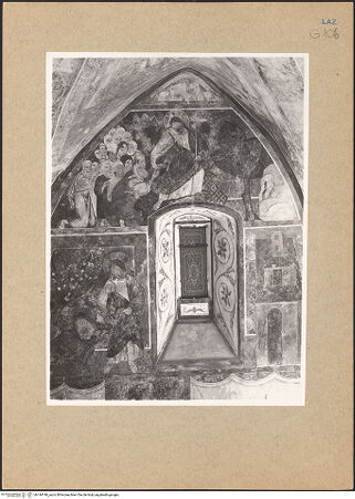 Vorderseite von Sopr. Mon. Laz. [https://www.deutsche-digitale-bibliothek.de/content/lizenzen/rv-ez/] Szenen aus dem Leben Christi, Mariens und des heiligen Sebastian - Östliches Joch, Südwand, bh144196_recto. Foto.