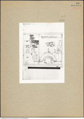 Vorderseite von unbekannt [https://www.deutsche-digitale-bibliothek.de/content/lizenzen/rv-ez/] Belvederehof und Details der Treppen, Exedra und Statuenhofs - , bh145083_recto. Foto.