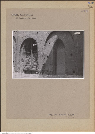 Vorderseite von unbekannt [https://www.deutsche-digitale-bibliothek.de/content/lizenzen/rv-fz/] San Lorenzo Maggiore - Fenster der Südwand, bh145323_recto. Foto: Newton (Colonel).