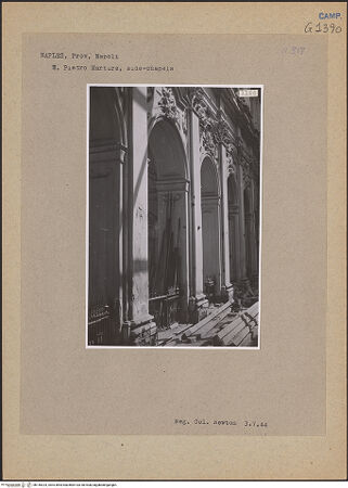 Vorderseite von unbekannt [https://www.deutsche-digitale-bibliothek.de/content/lizenzen/rv-fz/] San Pietro Martire - Blick, Kapelle links, bh145324_recto. Foto: Newton (Colonel).