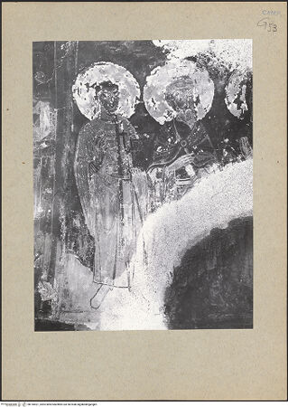 Vorderseite von Guidotti [https://www.deutsche-digitale-bibliothek.de/content/lizenzen/rv-ez/] Zyklus der oberen KapelleHeilige - Heiligengruppe I, Detail, bh145421_recto. Foto: Guidotti.