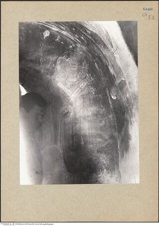 Vorderseite von Guidotti [https://www.deutsche-digitale-bibliothek.de/content/lizenzen/rv-ez/] Zyklus der oberen KapelleHeilige Caesarius und Nikolaus - Heiliger Nikolaus (vor der Restaurierung), bh145442_recto. Foto: Guidotti.