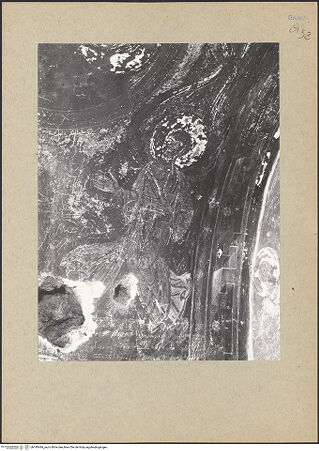 Vorderseite von Guidotti [https://www.deutsche-digitale-bibliothek.de/content/lizenzen/rv-ez/] Zyklus der oberen KapelleChristusbüste zwischen vier Engeln - Engel (vor der Restaurierung), bh145444_recto. Foto: Guidotti.