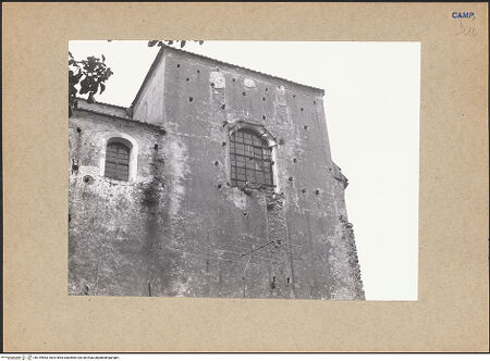 Vorderseite von Bibliotheca Hertziana [https://www.deutsche-digitale-bibliothek.de/content/lizenzen/rv-fz/] Duomo - Rechter Querhausarm mit spätrömischer Fenstergruppe, bh149563_recto. Foto: Urban, Thomas.