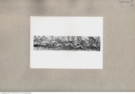 Vorderseite von  [http://creativecommons.org/publicdomain/mark/1.0/] Jagd - , bh151440. Foto.