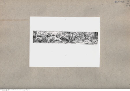 Vorderseite von  [http://creativecommons.org/publicdomain/mark/1.0/] Jagd - , bh151553. Foto.