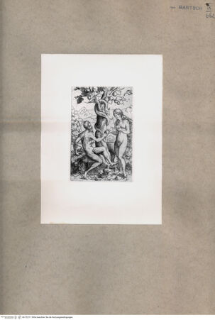 Vorderseite von  [http://creativecommons.org/publicdomain/mark/1.0/] Adam und Eva - , bh152311. Foto.