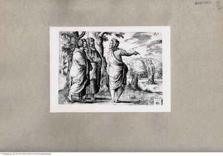 Vorderseite von  [http://creativecommons.org/publicdomain/mark/1.0/] Heiliger Johannes und Christus - , bh152333. Foto.