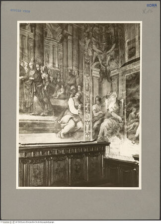 Vorderseite von Hutzel, Max [https://www.deutsche-digitale-bibliothek.de/content/lizenzen/rv-fz/] Zyklus mit Szenen des alten und des neuen TestamentsSibylle - parete in fondo e parete sinistra, bh152403_recto. Foto: Hutzel, Max.