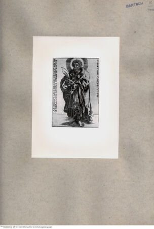 Vorderseite von  [http://creativecommons.org/publicdomain/mark/1.0/] Heiliger Bartholomäus - , bh152603. Foto.