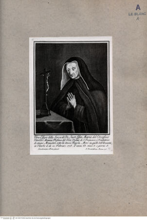 Vorderseite von  [http://creativecommons.org/publicdomain/mark/1.0/] Suor Lilia Maria del Crocifisso - , bh152879. Foto.