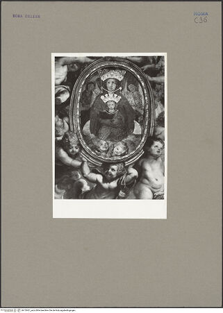 Vorderseite von ICCD [https://www.deutsche-digitale-bibliothek.de/content/lizenzen/rv-ez/] Hochaltar von Santa Maria in VallicellaGnadenbild der Madonna della Vallicella - , bh153431_recto. Foto.