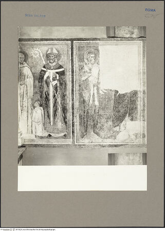 Vorderseite von Hutzel, Max [https://www.deutsche-digitale-bibliothek.de/content/lizenzen/rv-ez/] Heiligenzyklus - Ein heiliger Bischof (S. Pantaleo?) und der Hl. Bartholomäus, bh154224_recto. Foto: Hutzel, Max.