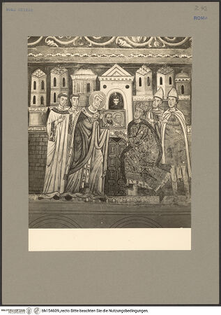 Vorderseite von Hutzel, Max [https://www.deutsche-digitale-bibliothek.de/content/lizenzen/rv-ez/] SilvesterlegendeDer heilige Silvester zeigt Konstantin die Bildnisse von Petrus und Paulus - Gesamtansicht, bh154609_recto. Foto: Hutzel, Max.