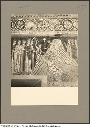 Vorderseite von Fototeca dell'Unione Internazionale presso l'American Academy in Rome [https://www.deutsche-digitale-bibliothek.de/content/lizenzen/rv-ez/] SilvesterlegendeAuffindung des wahren Kreuzes Christi - Gesamtansicht, bh154617_recto. Foto: Hutzel, Max.