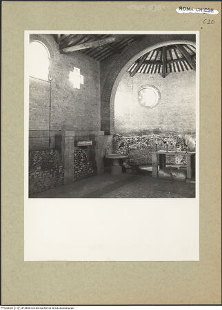 Vorderseite von Hutzel, Max [https://www.deutsche-digitale-bibliothek.de/content/lizenzen/rv-ez/] Sant'Alessandro - Apsis (Nord), Detail, bh154658_recto. Foto: Hutzel, Max.