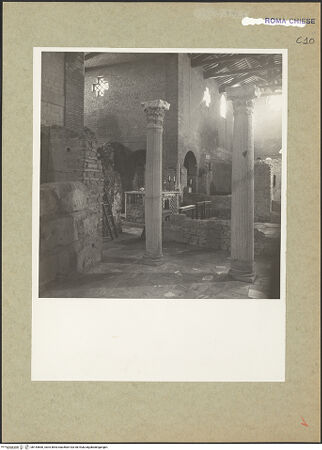 Vorderseite von Hutzel, Max [https://www.deutsche-digitale-bibliothek.de/content/lizenzen/rv-ez/] Sant'Alessandro - Querhaus und Altar, bh154660_recto. Foto: Hutzel, Max.