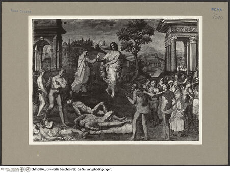 Vorderseite von Bibliotheca Hertziana [https://www.deutsche-digitale-bibliothek.de/content/lizenzen/rv-fz/] Noli me tangere - Detail, bh155307_recto. Foto: Rigamonti.