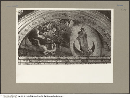 Vorderseite von Bibliotheca Hertziana [https://www.deutsche-digitale-bibliothek.de/content/lizenzen/rv-fz/] Die Apokalyptische Frau - Detail, bh155318_recto. Foto.