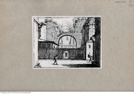 Vorderseite von Bibliotheca Hertziana [http://creativecommons.org/publicdomain/mark/1.0/] ... - , bh156139. Foto.