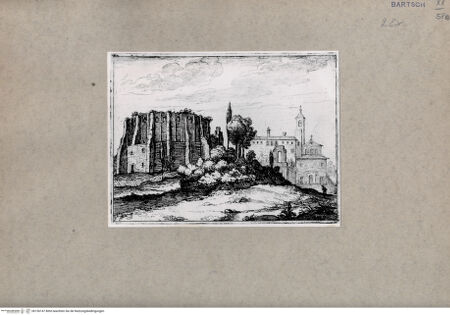 Vorderseite von Bibliotheca Hertziana [http://creativecommons.org/publicdomain/mark/1.0/] Heilige Agnes - , bh156147. Foto.