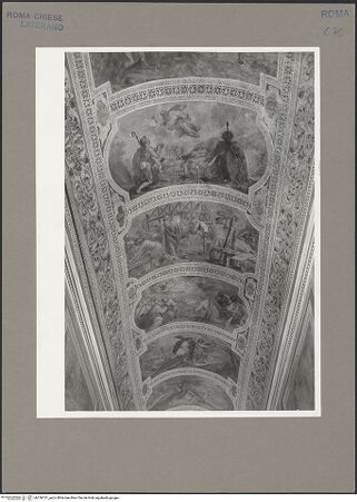 Vorderseite von Getty Research Institute? [https://www.deutsche-digitale-bibliothek.de/content/lizenzen/rv-fz/] Szenen aus dem Alten Testament - Gewölbe: Bildfelder 2 bis 6 (von oben), bh156151_recto. Foto: Hutzel, Max.
