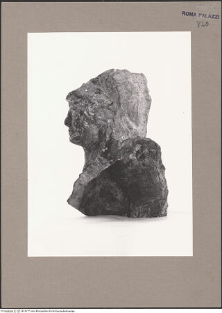 Vorderseite von Bibliotheca Hertziana [https://www.deutsche-digitale-bibliothek.de/content/lizenzen/rv-fz/] Minerva - Profilansicht linke Seite, bh156177_recto. Foto.