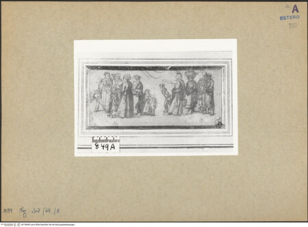 Vorderseite von Courtauld Institute London [https://rightsstatements.org/page/CNE/1.0/] Gruppe von Bauern - , bh156849_recto. Foto.