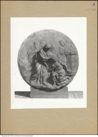 Vorderseite von ICCD [https://www.deutsche-digitale-bibliothek.de/content/lizenzen/rv-ez/] Heilung eines Blinden - , bh158049_recto. Foto.