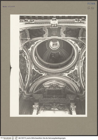 Vorderseite von Hutzel, Max [https://www.deutsche-digitale-bibliothek.de/content/lizenzen/rv-fz/] Santa Maria in MonserratoCappella dell'Annunziata - Blick in die Kuppel, bh159717_recto. Foto: Hutzel, Max.