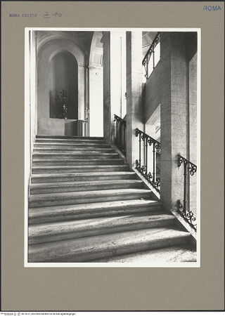 Vorderseite von Hutzel, Max [https://www.deutsche-digitale-bibliothek.de/content/lizenzen/rv-fz/] Santa Maria in Monserrato - erster Absatz, bh159731_recto. Foto: Hutzel, Max.