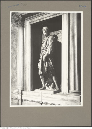 Vorderseite von Hutzel, Max [https://www.deutsche-digitale-bibliothek.de/content/lizenzen/rv-fz/] San Giacomo degli SpagnoliCappella di San Giacomo - Stirnwand mit Altar, bh159887_recto. Foto: Hutzel, Max.