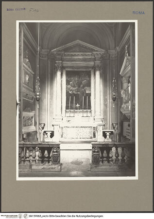 Vorderseite von Hutzel, Max [https://www.deutsche-digitale-bibliothek.de/content/lizenzen/rv-fz/] Santa Maria in MonserratoCappella dei SS. Filippo e Niccolò (ehemals) - Blick in die Kapelle, bh159965_recto. Foto: Hutzel, Max.