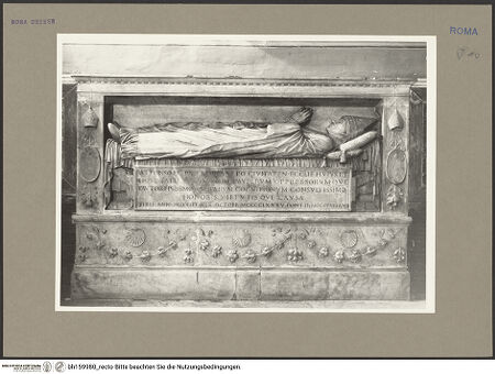 Vorderseite von Hutzel, Max [https://www.deutsche-digitale-bibliothek.de/content/lizenzen/rv-fz/] Grabmal des Bischofs Alfonso de Paradinas (+1485) - Gesamtaufnahme, bh159980_recto. Foto: Hutzel, Max.