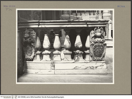 Vorderseite von Hutzel, Max [https://rightsstatements.org/page/CNE/1.0/] Zwei Wappen der Familie Rocci (?) - Die beiden Wappen links, bh159988_recto. Foto: Hutzel, Max.