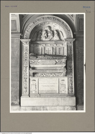 Vorderseite von Hutzel, Max [https://rightsstatements.org/page/CNE/1.0/] Grabmal des Bischofs Diego Melendes Valdes (+1506) - Gesamtaufnahme, bh160000_recto. Foto: Hutzel, Max.