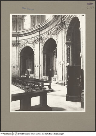 Vorderseite von unbekannt [https://www.deutsche-digitale-bibliothek.de/content/lizenzen/rv-ez/] Santissima Trinità degli SpagnoliHauptraum - Westliche Kapellen, bh162394_recto. Foto: Hutzel, Max.