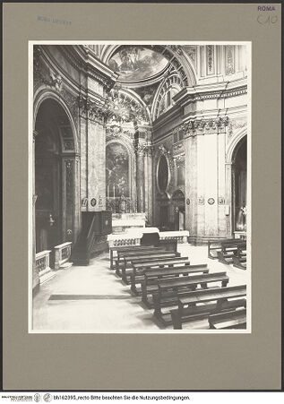 Vorderseite von unbekannt [https://www.deutsche-digitale-bibliothek.de/content/lizenzen/rv-ez/] Santissima Trinità degli SpagnoliChorkapelle - , bh162395_recto. Foto: Hutzel, Max.