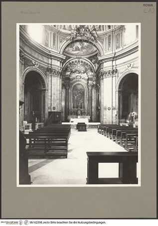 Vorderseite von unbekannt [https://www.deutsche-digitale-bibliothek.de/content/lizenzen/rv-ez/] Santissima Trinità degli SpagnoliChorkapelle - , bh162398_recto. Foto: Hutzel, Max.