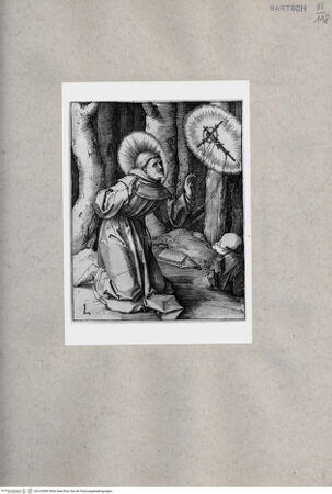 Vorderseite von  [http://creativecommons.org/publicdomain/mark/1.0/] Heiliger Franziskus von Assisi - , bh162860. Foto.