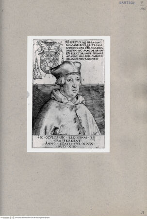 Vorderseite von  [http://creativecommons.org/publicdomain/mark/1.0/] Kardinal Albrecht von Brandenburg - , bh162928. Foto.