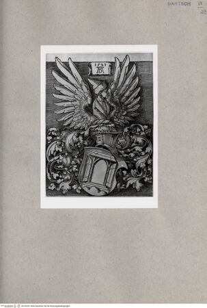 Vorderseite von  [http://creativecommons.org/publicdomain/mark/1.0/] Das Wappen Albrecht Dürers - , bh163331. Foto.