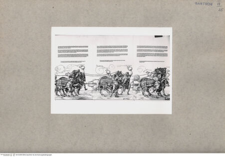 Vorderseite von  [http://creativecommons.org/publicdomain/mark/1.0/] Der Triumphwagen Kaiser Maximilians I. - , bh163505. Foto.