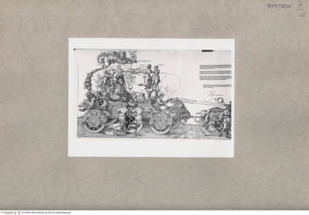 Vorderseite von  [http://creativecommons.org/publicdomain/mark/1.0/] Der Triumphwagen Kaiser Maximilians I. - , bh163507. Foto.