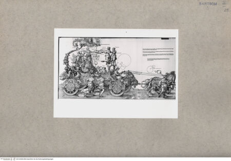 Vorderseite von  [http://creativecommons.org/publicdomain/mark/1.0/] Der Triumphwagen Kaiser Maximilians I. - , bh163508. Foto.