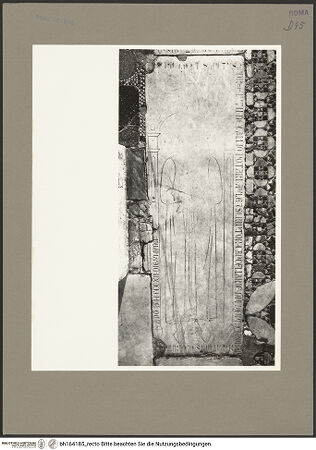 Vorderseite von Hutzel, Max [https://www.deutsche-digitale-bibliothek.de/content/lizenzen/rv-ez/] Grabplatte des André Lutii de Callio - , bh164185_recto. Foto.