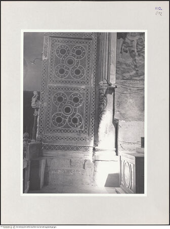 Vorderseite von Bibliotheca Hertziana [https://www.deutsche-digitale-bibliothek.de/content/lizenzen/rv-fz/] Thron Rogers II. (?) - Gesamtansicht, bh165024_recto. Foto: Schwarz, Heinrich Mathias.