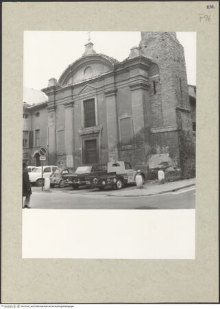 Vorderseite von Oechslin, Werner [https://www.deutsche-digitale-bibliothek.de/content/lizenzen/rv-ez/] Santi Giovanni e PaoloAußenbau - Hauptfassade und Campanile (9. Jh.), bh165142_recto. Foto: Oechslin, Werner.