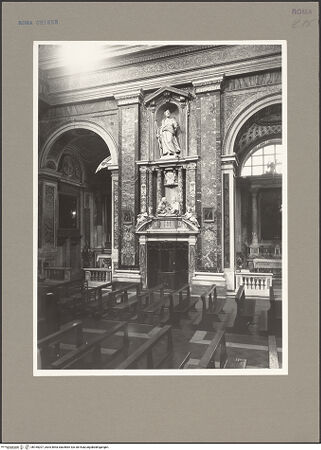 Vorderseite von Hutzel, Max [https://www.deutsche-digitale-bibliothek.de/content/lizenzen/rv-ez/] Santi Nomi di Gesù e Maria - Rechte Seitenwand: Pfeiler zwischen 2. und 3. Kapelle, bh165207_recto. Foto: Hutzel, Max.