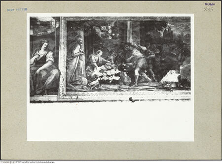 Vorderseite von Rigamonti [https://www.deutsche-digitale-bibliothek.de/content/lizenzen/rv-fz/] Zyklus mit Szenen des alten und des neuen TestamentsAnbetung der Hirten - , bh166071_recto. Foto.